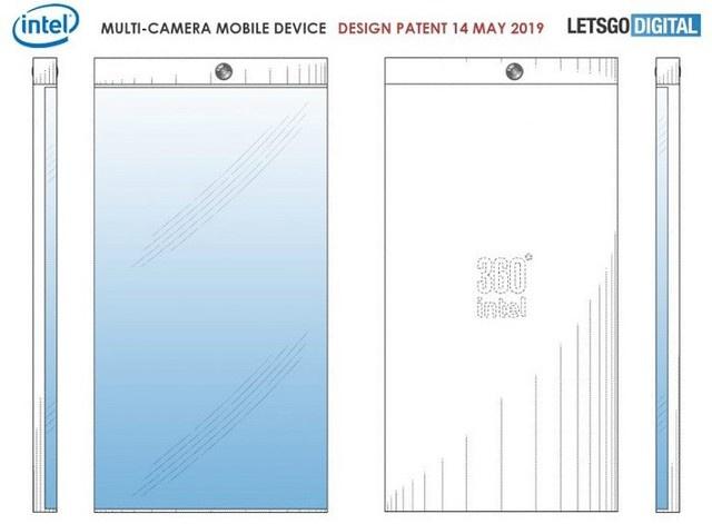 英特爾手機專利曝光：配備360°徽標