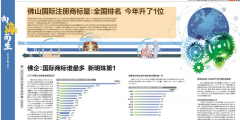 佛山國際注冊商標量：全國排名 今年升了1位