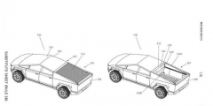 2021年6月4日特斯拉已為Cybertruck皮卡申請了帶太陽能電池板的可伸縮貨箱蓋專利