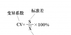 變異系數法的計算公式(標準差與變異系數的關系)